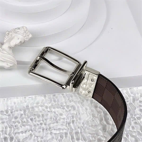 DL029 Dây Lưng Nam, Thắt Lưng Nam Da Bò Thật Cao Cấp Louis Vuitton