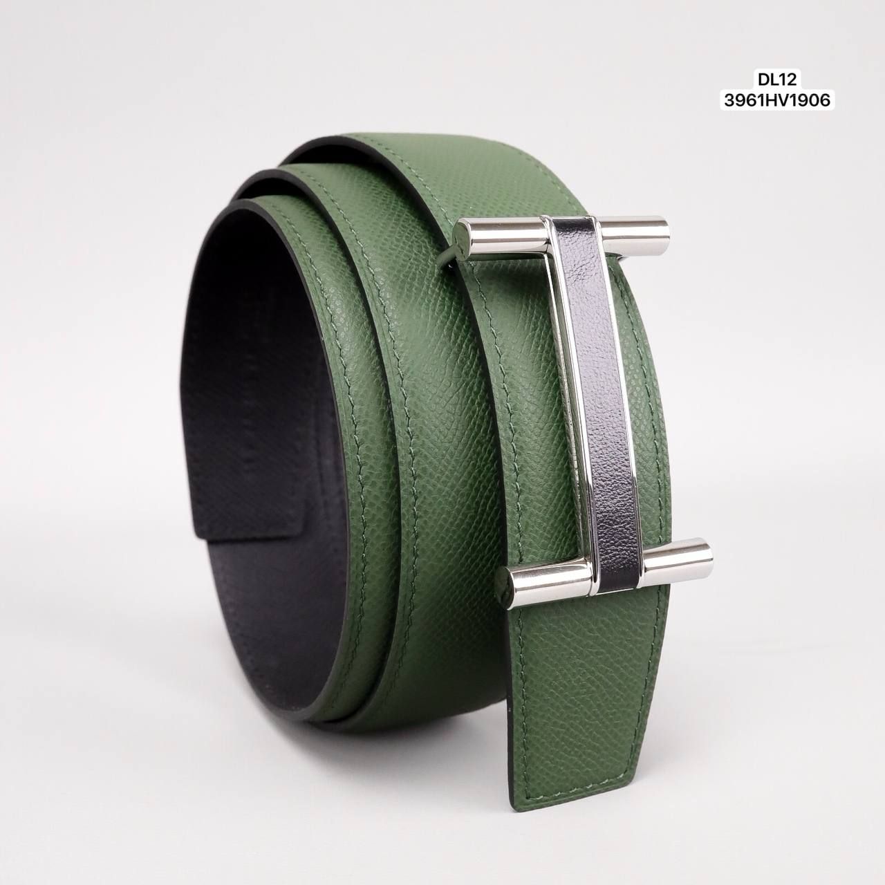 DL12 Dây Lưng Nam, Thắt Lưng Nam Da Bò Thật Cao Cấp Hermes