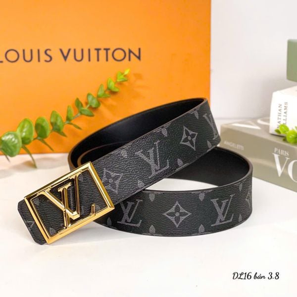 DL16 Dây Lưng Nam, Thắt Lưng Nam Da Bò Thật Cao Cấp Louis Vuitton