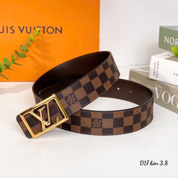 DL17 Dây Lưng Nam, Thắt Lưng Nam Da Bò Thật Cao Cấp Louis Vuitton