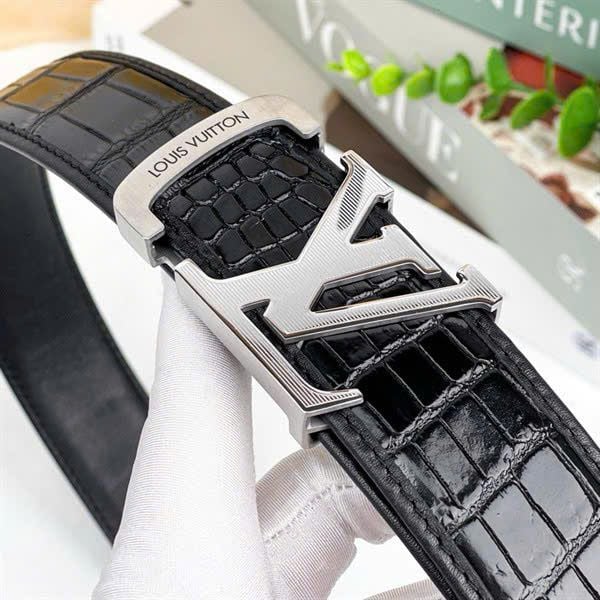 DL23 Dây Lưng Nam, Thắt Lưng Nam Da Bò Thật Cao Cấp Louis Vuitton