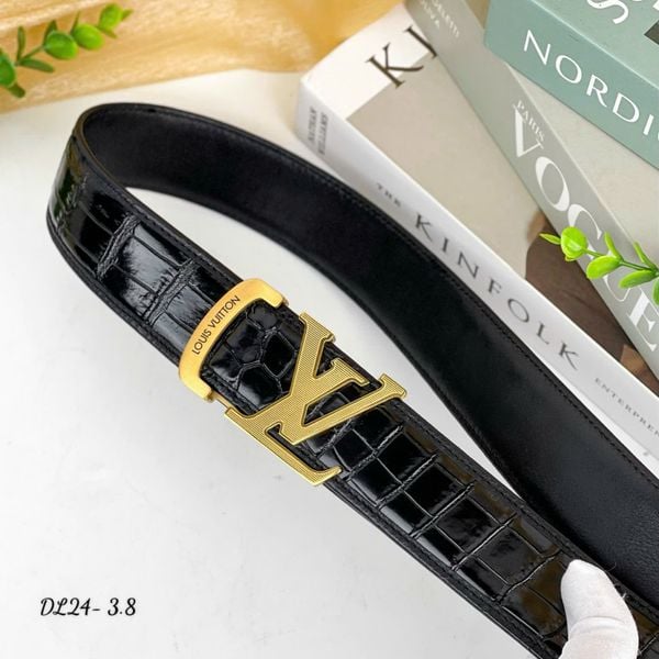 DL24 Dây Lưng Nam, Thắt Lưng Nam Da Bò Thật Cao Cấp Louis Vuitton