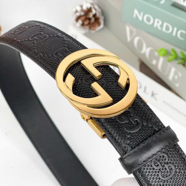 DL27 Dây Lưng Nam, Thắt Lưng Nam Da Bò Thật Cao Cấp Gucci