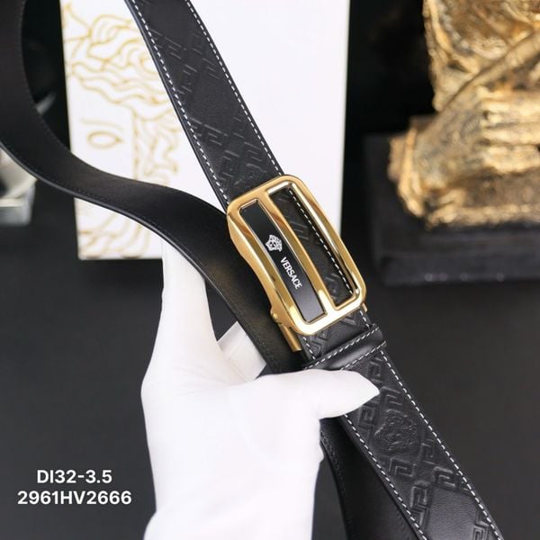 DL32 Dây Lưng Nam, Thắt Lưng Nam Da Bò Thật Cao Cấp Versace