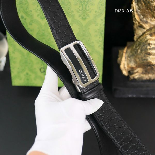 DL36 Dây Lưng Nam, Thắt Lưng Nam Da Bò Thật Cao Cấp Gucci