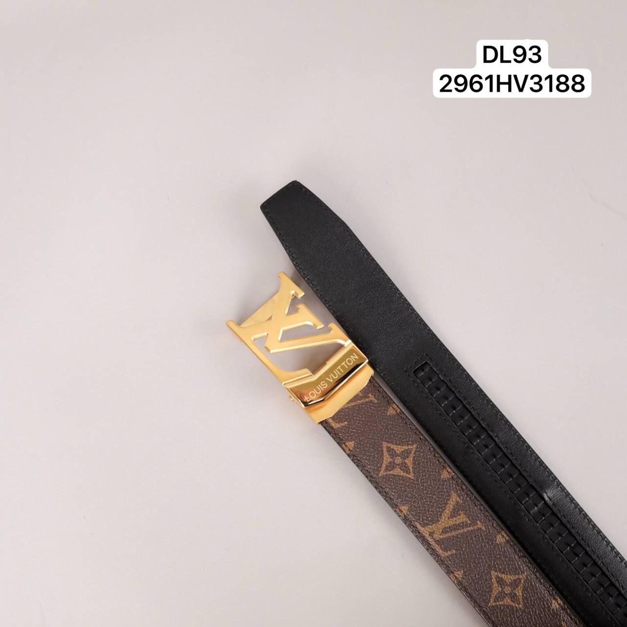 DL93 Dây Lưng Nam, Thắt Lưng Nam Da Bò Thật Cao Cấp Louis Vuitton