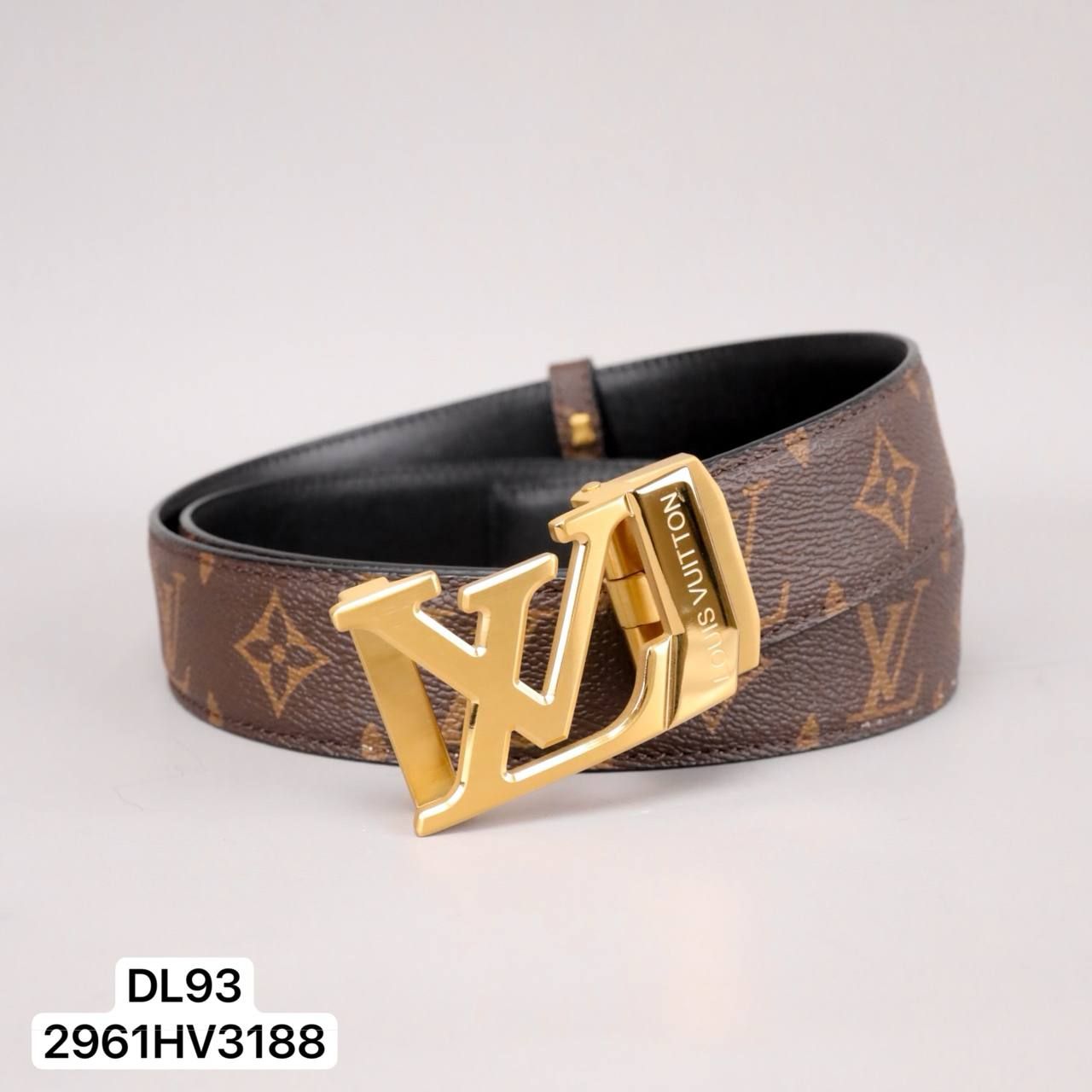 DL93 Dây Lưng Nam, Thắt Lưng Nam Da Bò Thật Cao Cấp Louis Vuitton