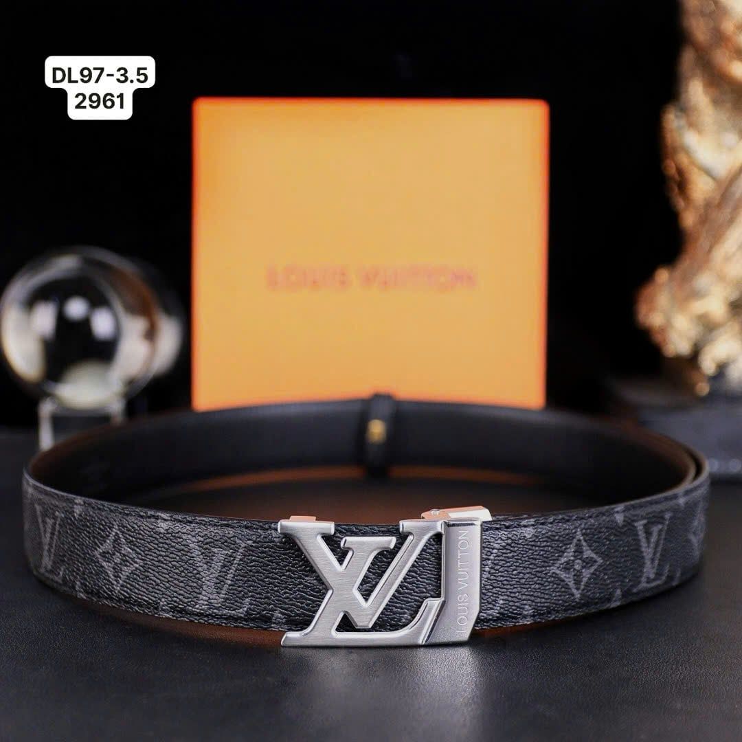 DL97 Dây Lưng Nam, Thắt Lưng Nam Da Bò Thật Cao Cấp Louis Vuitton