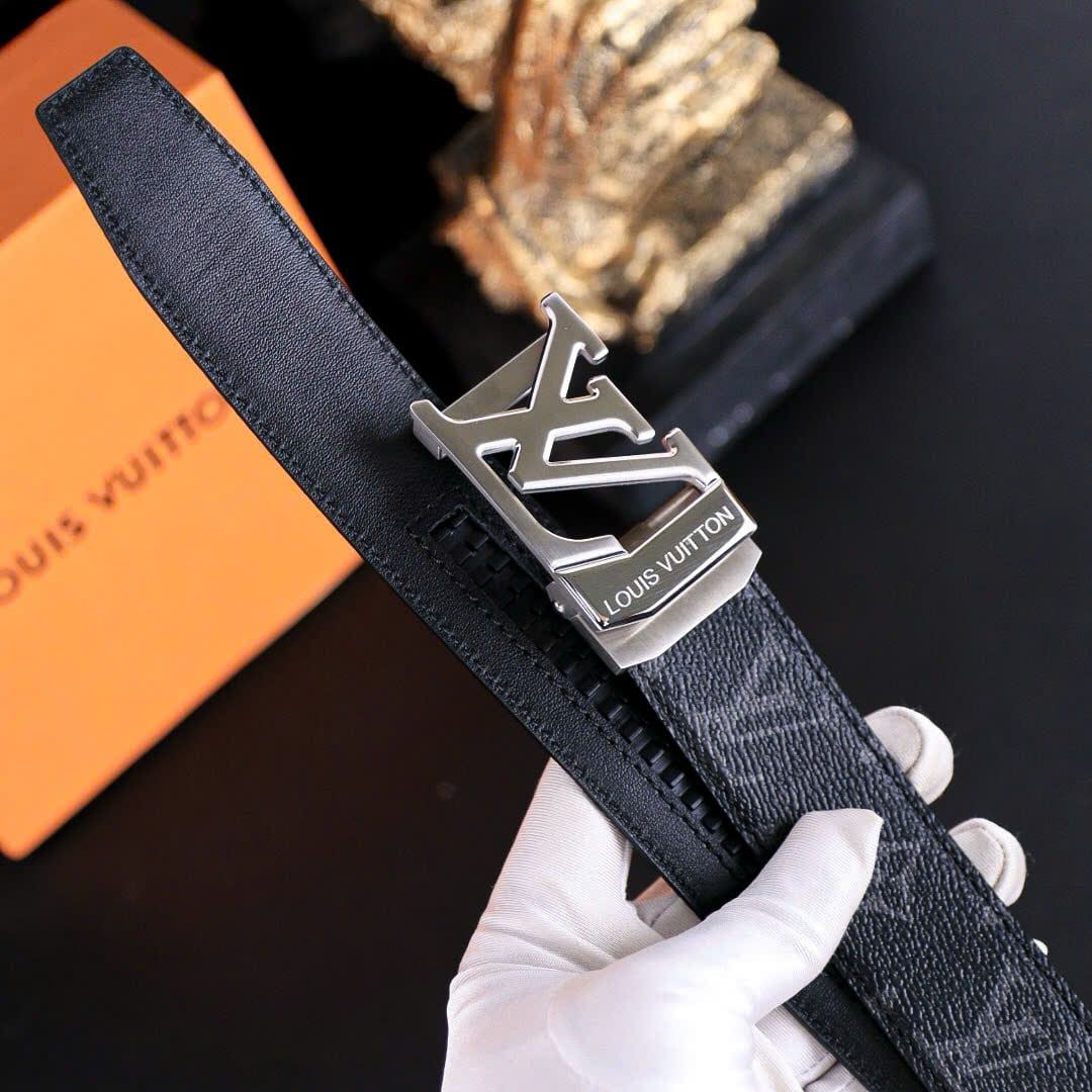 DL97 Dây Lưng Nam, Thắt Lưng Nam Da Bò Thật Cao Cấp Louis Vuitton