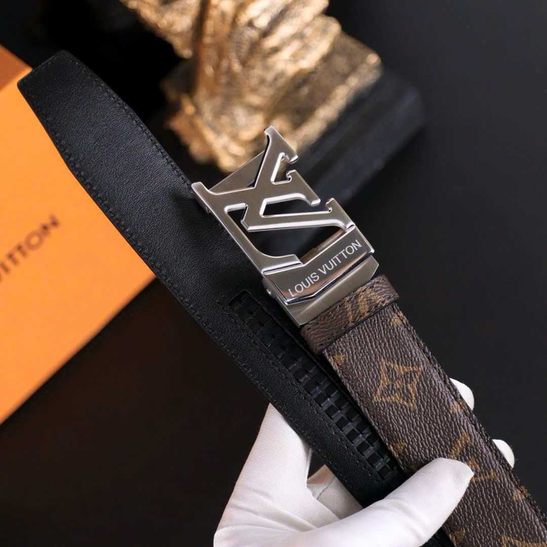 DL98 Dây Lưng Nam, Thắt Lưng Nam Da Bò Thật Cao Cấp Louis Vuitton