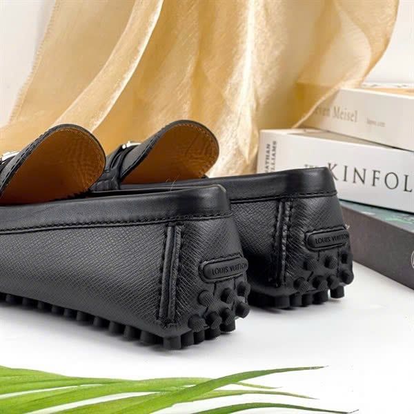 MC12 Giày Lười, Giày Moccasin Da Bò Cao Cấp Louis Vuitton