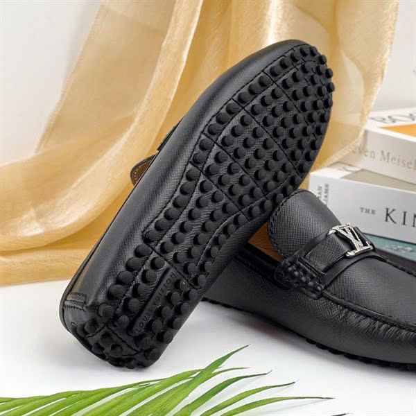 MC12 Giày Lười, Giày Moccasin Da Bò Cao Cấp Louis Vuitton