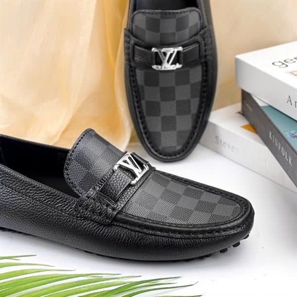 MC14 Giày Lười, Giày Moccasin Da Bò Cao Cấp Louis Vuitton