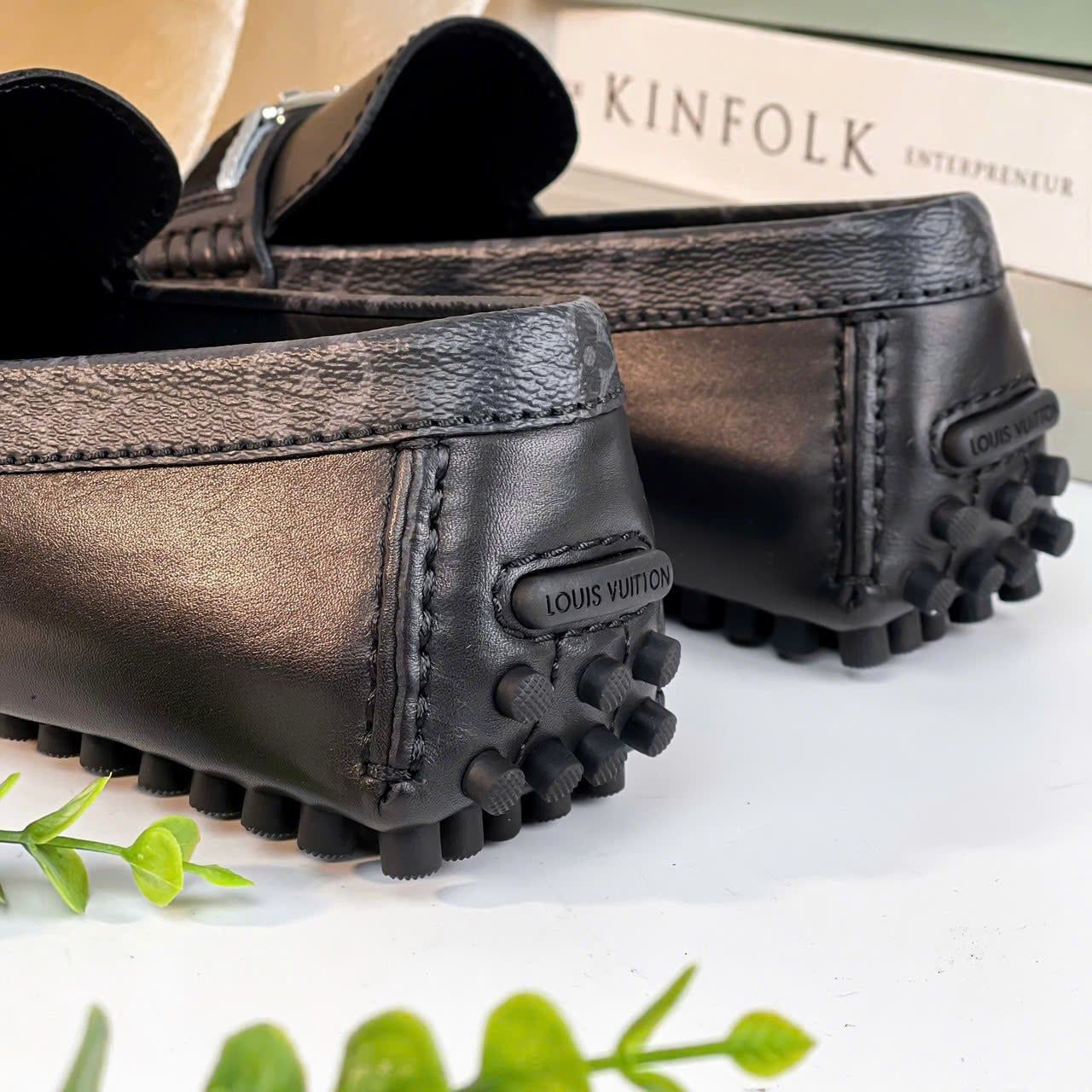 MC29 Giày Lười, Giày Moccasin Da Bò Cao Cấp Louis Vuitton