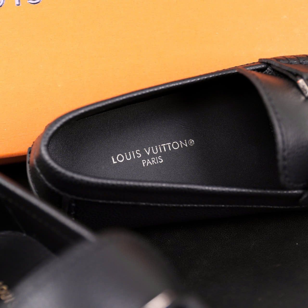 MC42 Giày Lười, Giày Moccasin Da Bò Cao Cấp Louis Vuitton