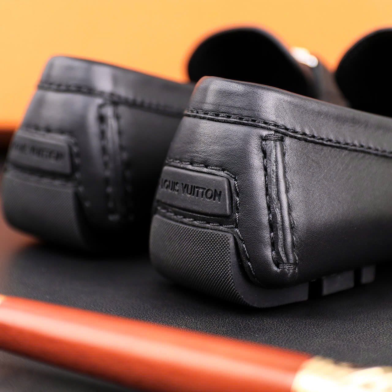 MC43 Giày Lười, Giày Moccasin Da Bò Cao Cấp Louis Vuitton