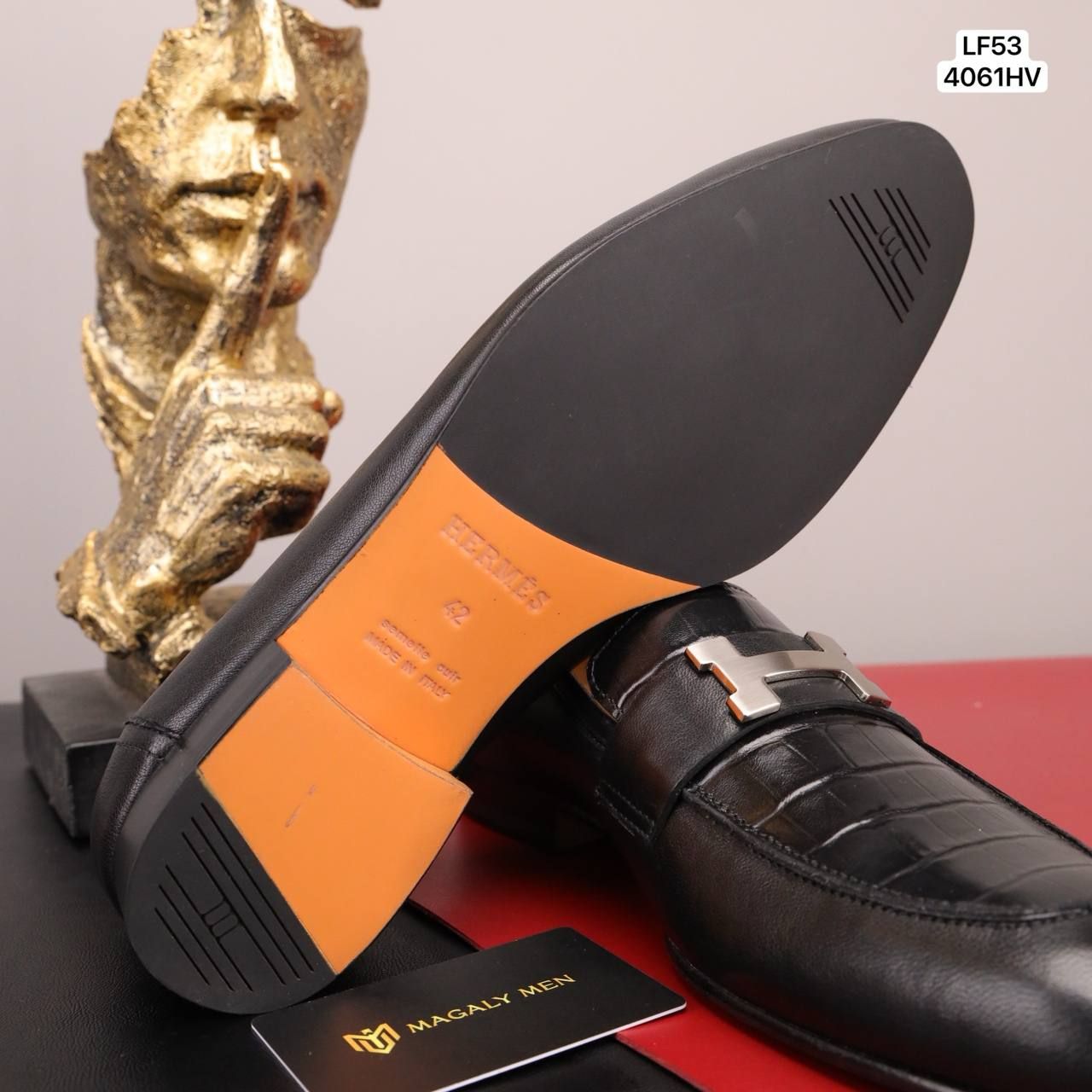 LF53 Giày Tây, Giày Công Sở Hermes