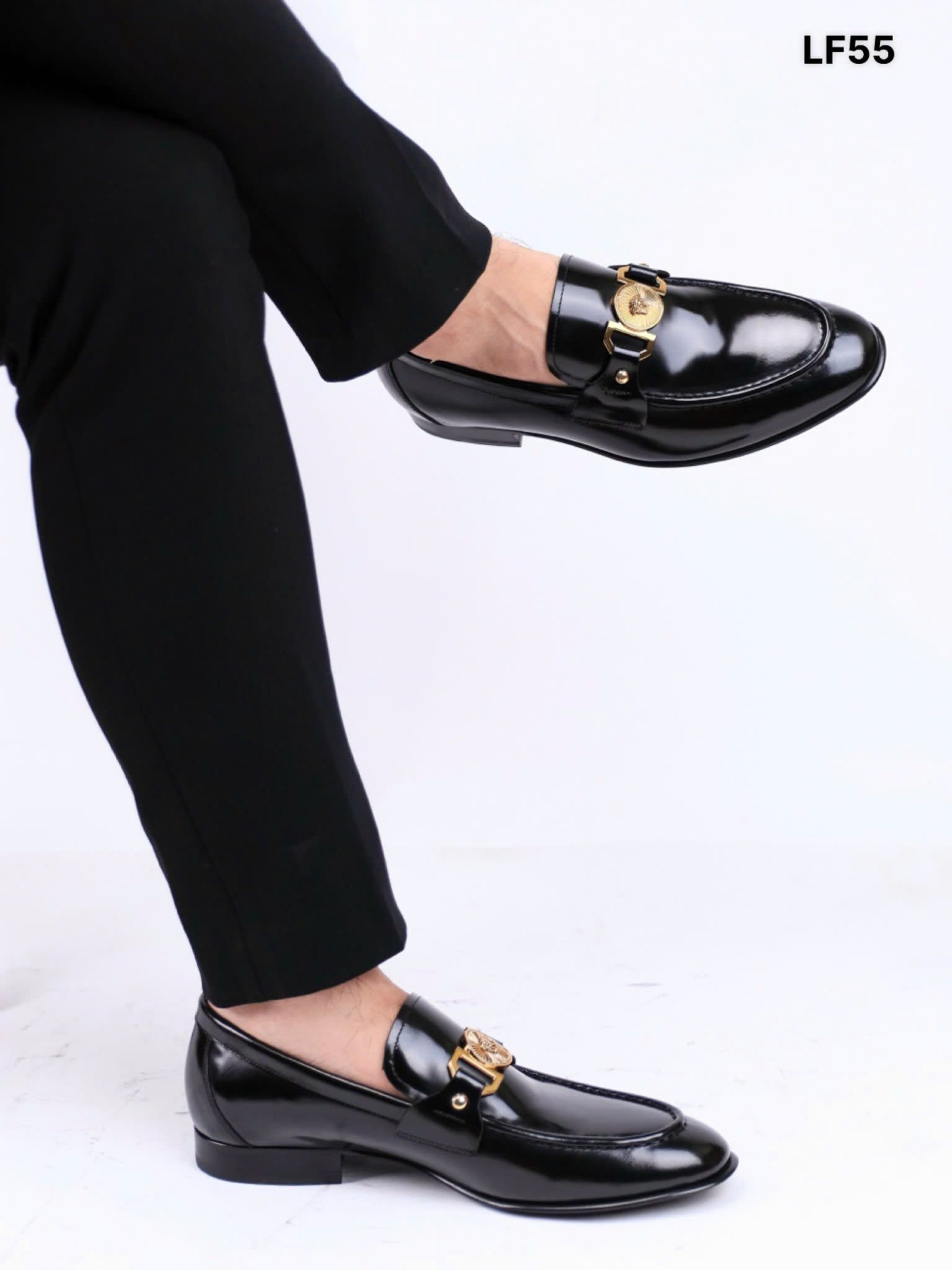 LF55 Giày Tây, Giày Công Sở Versace