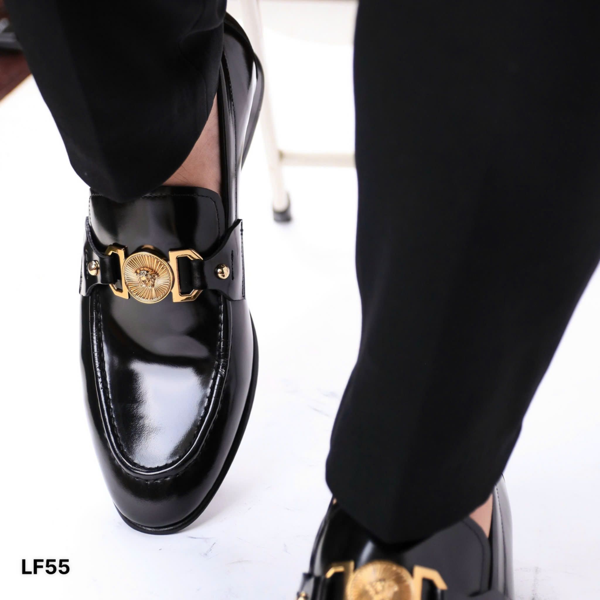 LF55 Giày Tây, Giày Công Sở Versace