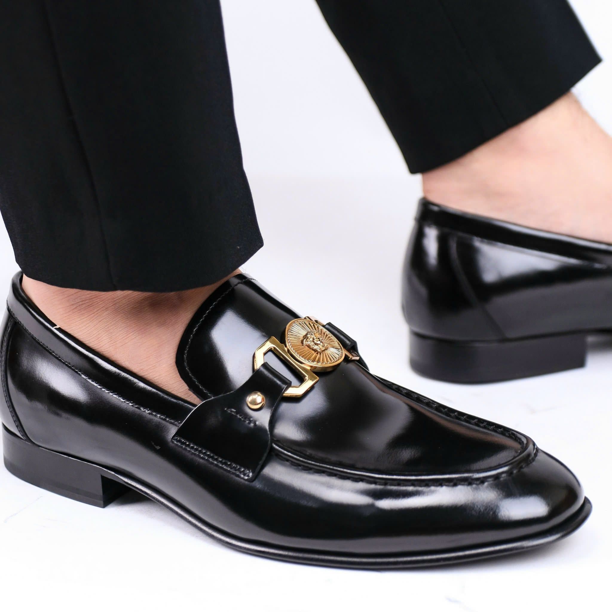 LF55 Giày Tây, Giày Công Sở Versace