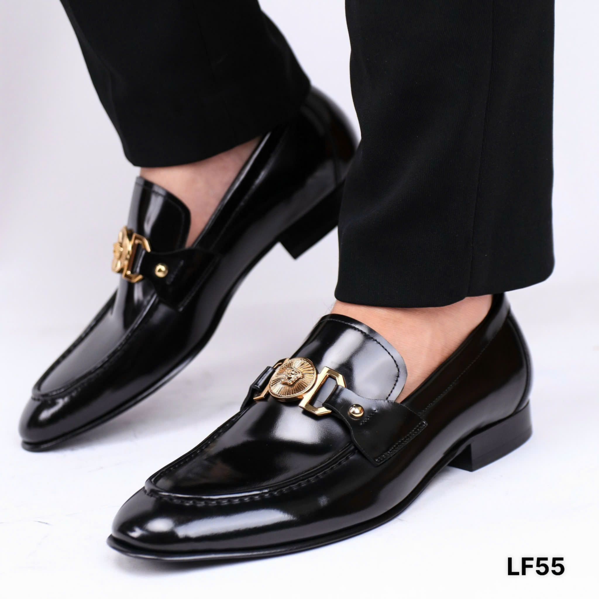 LF55 Giày Tây, Giày Công Sở Versace