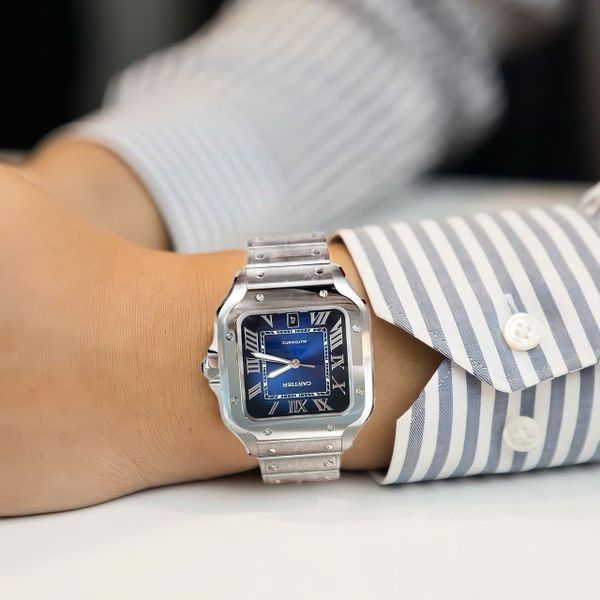 HV0825 Đồng Hồ Cartier Santos De Cartier WSSA0030