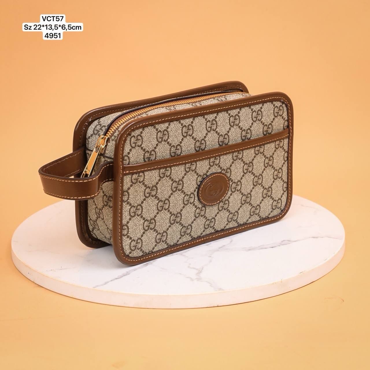 VCT57 Ví Nam Cầm tay, Clutch Cầm Tay Nam Da Bò Gucci