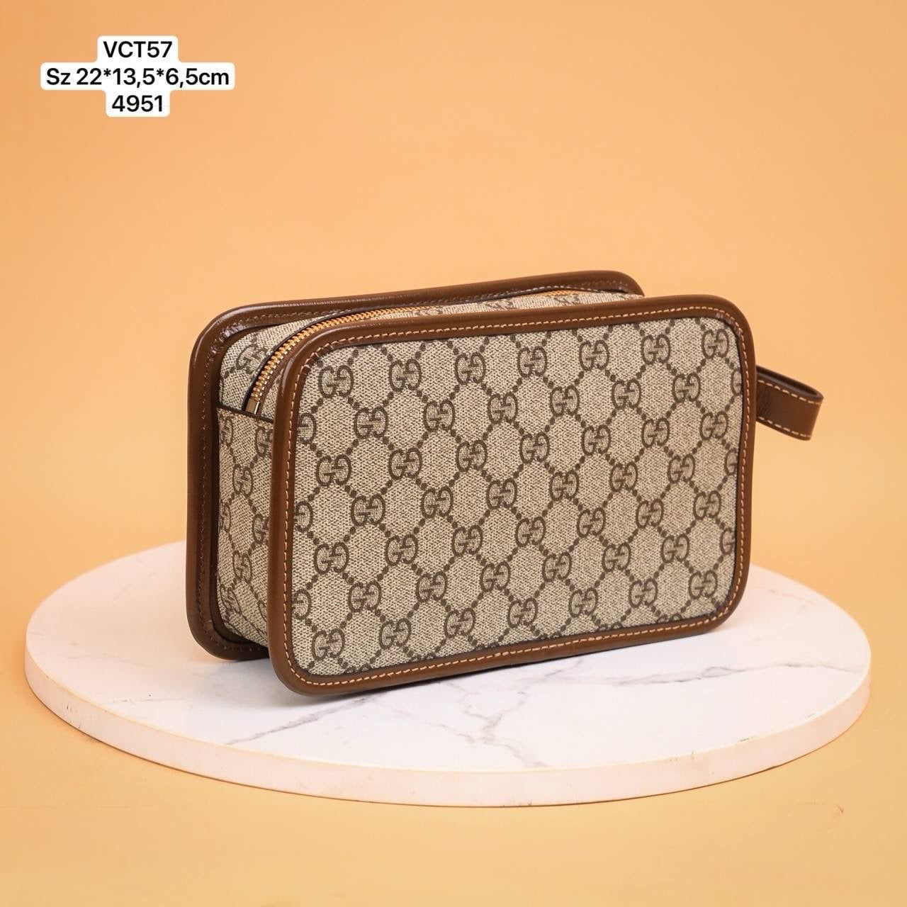 VCT57 Ví Nam Cầm tay, Clutch Cầm Tay Nam Da Bò Gucci