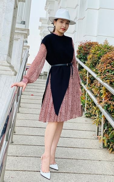 Km0001 Váy Liền Thân ( Quảng Châu Cao Cấp )