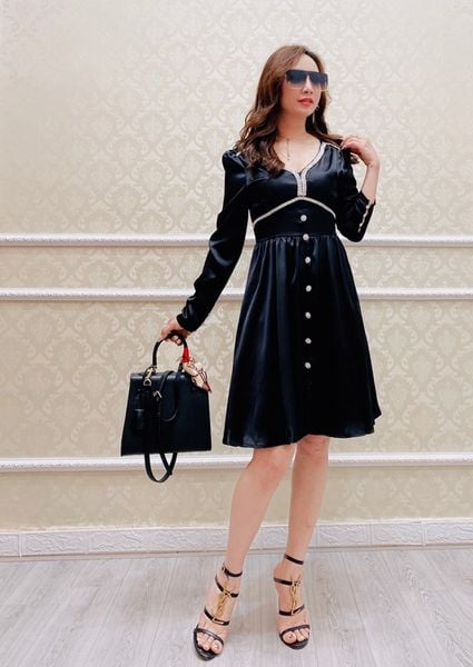 Km0005 Váy Liền Thân ( Quảng Châu Cao Cấp )