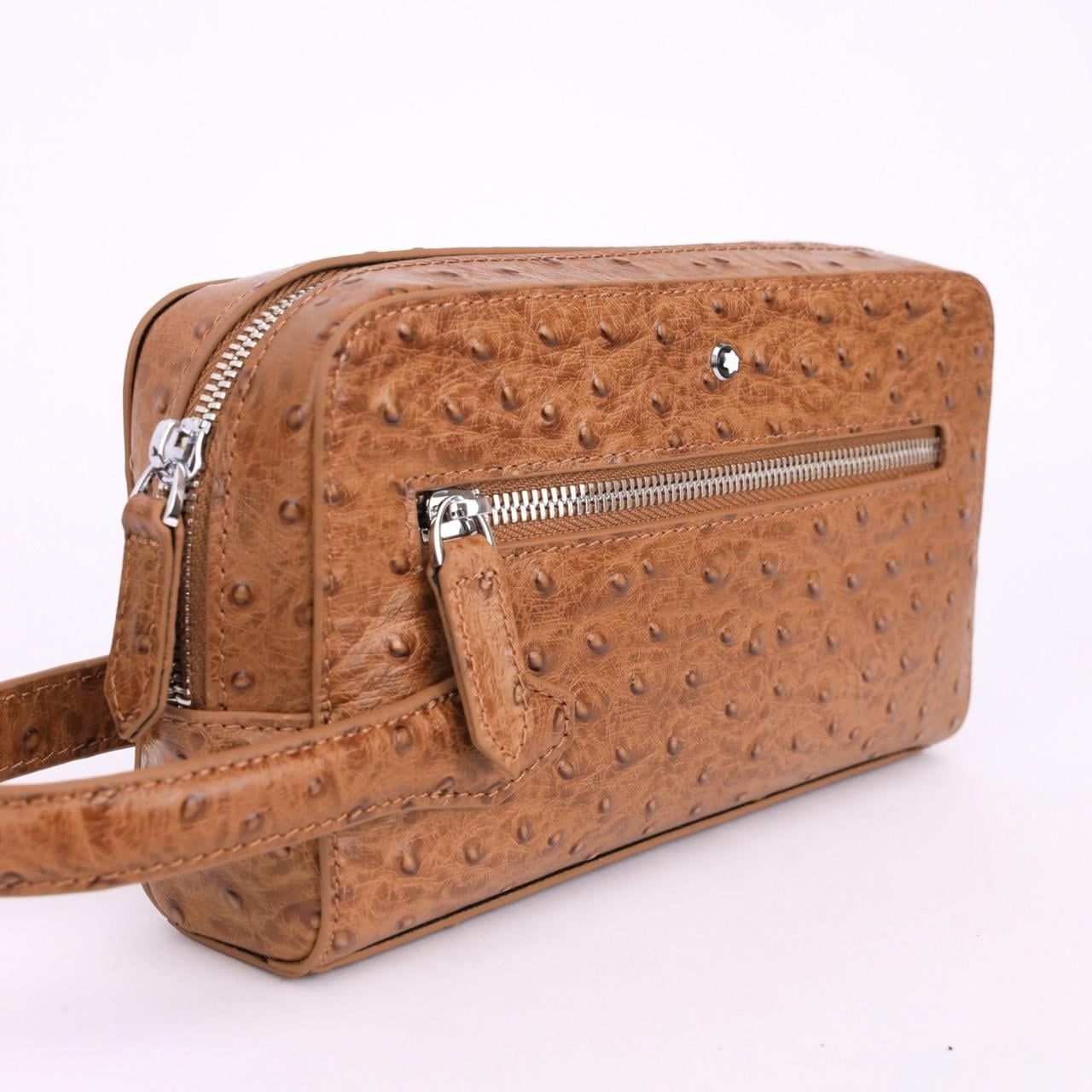 VCT60 Ví Nam Cầm tay, Clutch Cầm Tay Nam Da Bò Montblanc