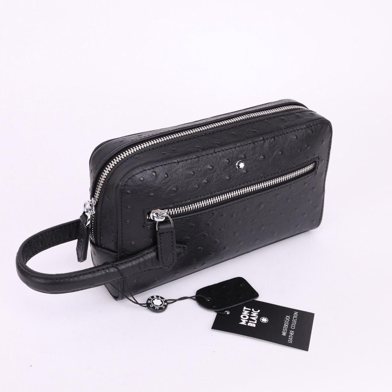 VCT58 Ví Nam Cầm tay, Clutch Cầm Tay Nam Da Bò Montblanc