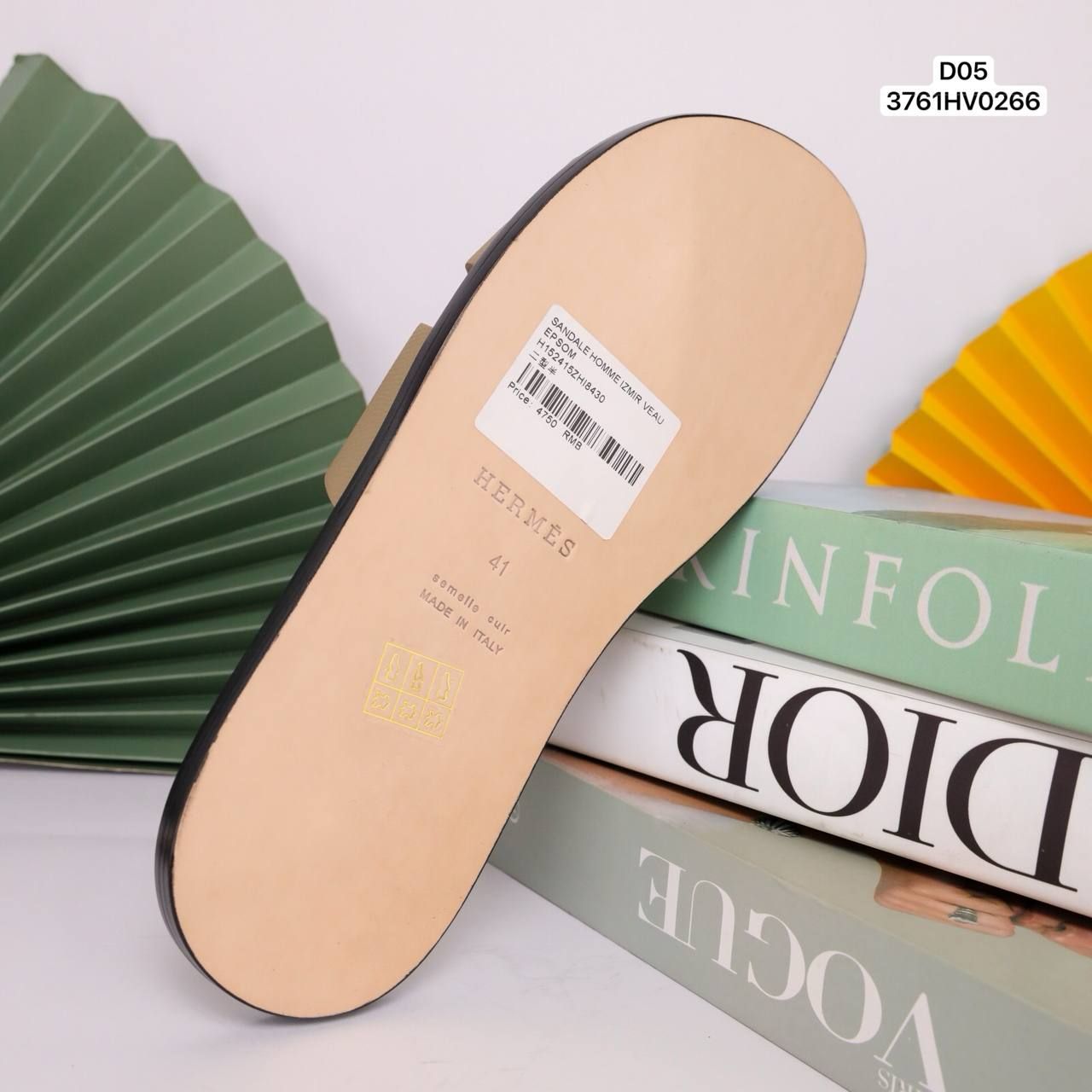 D05 Dép Nam Hermes