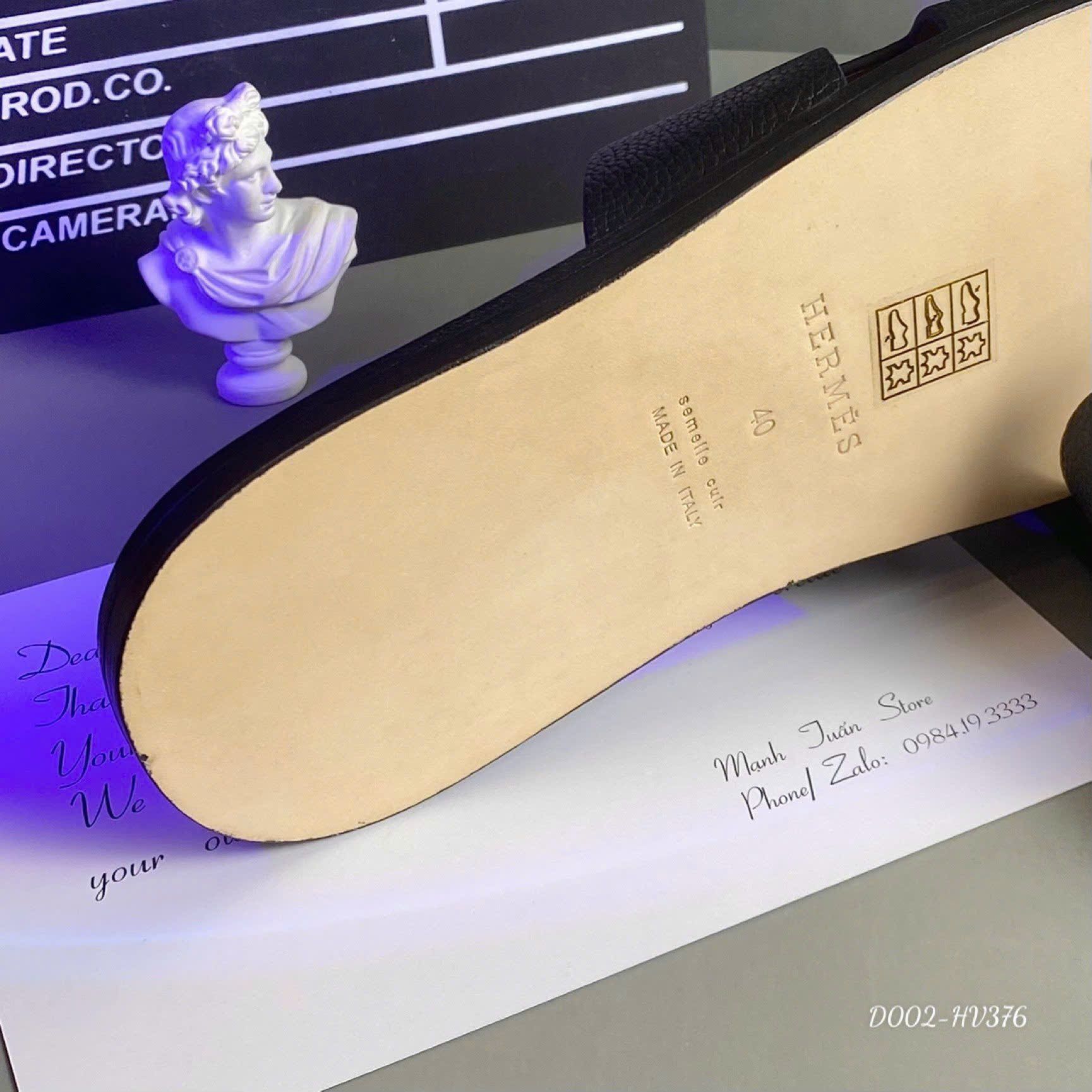 D02 Dép Nam Hermes