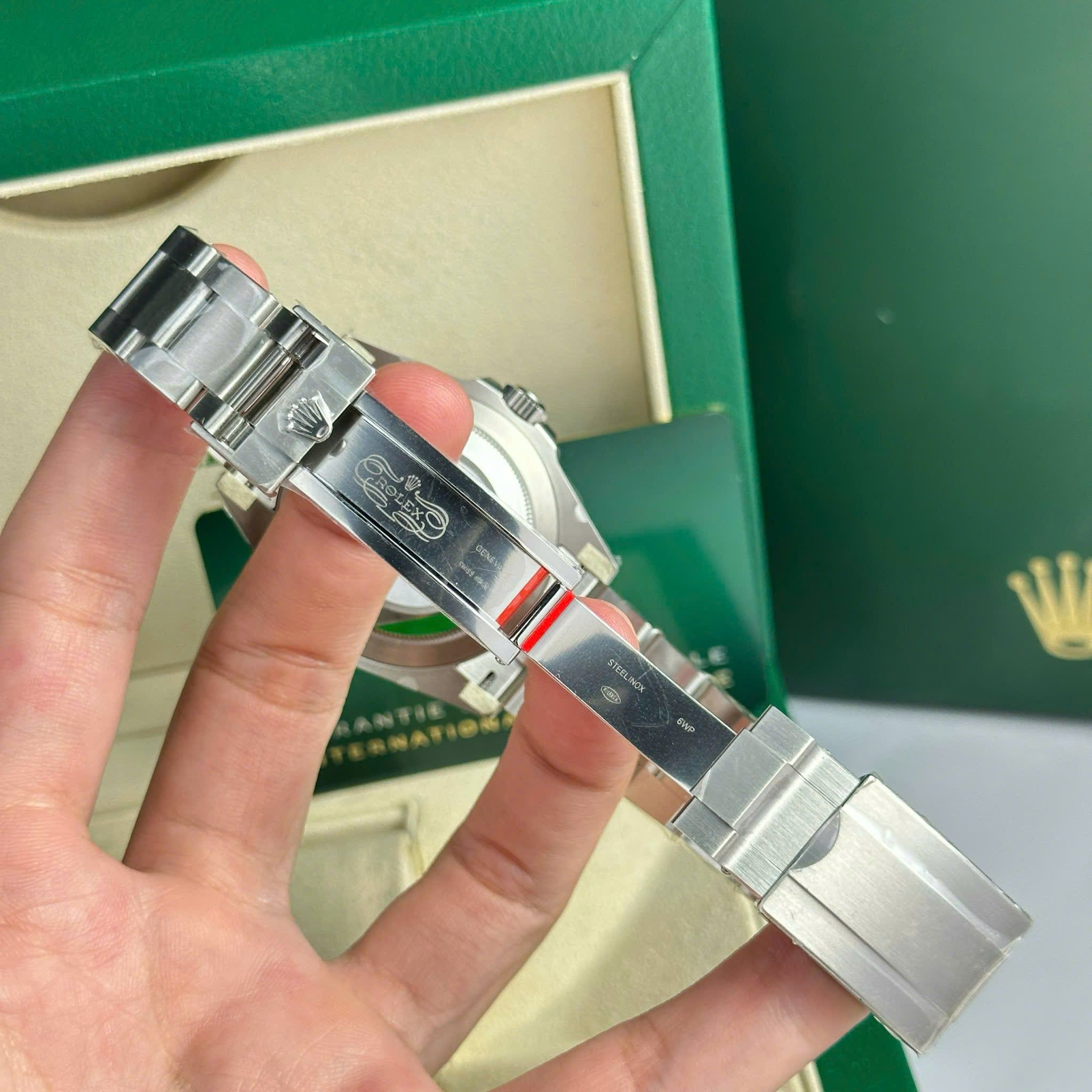 Đồng hồ Rolex Air King 126900 Replica 11 mặt đen nhà máy Clean 40mm