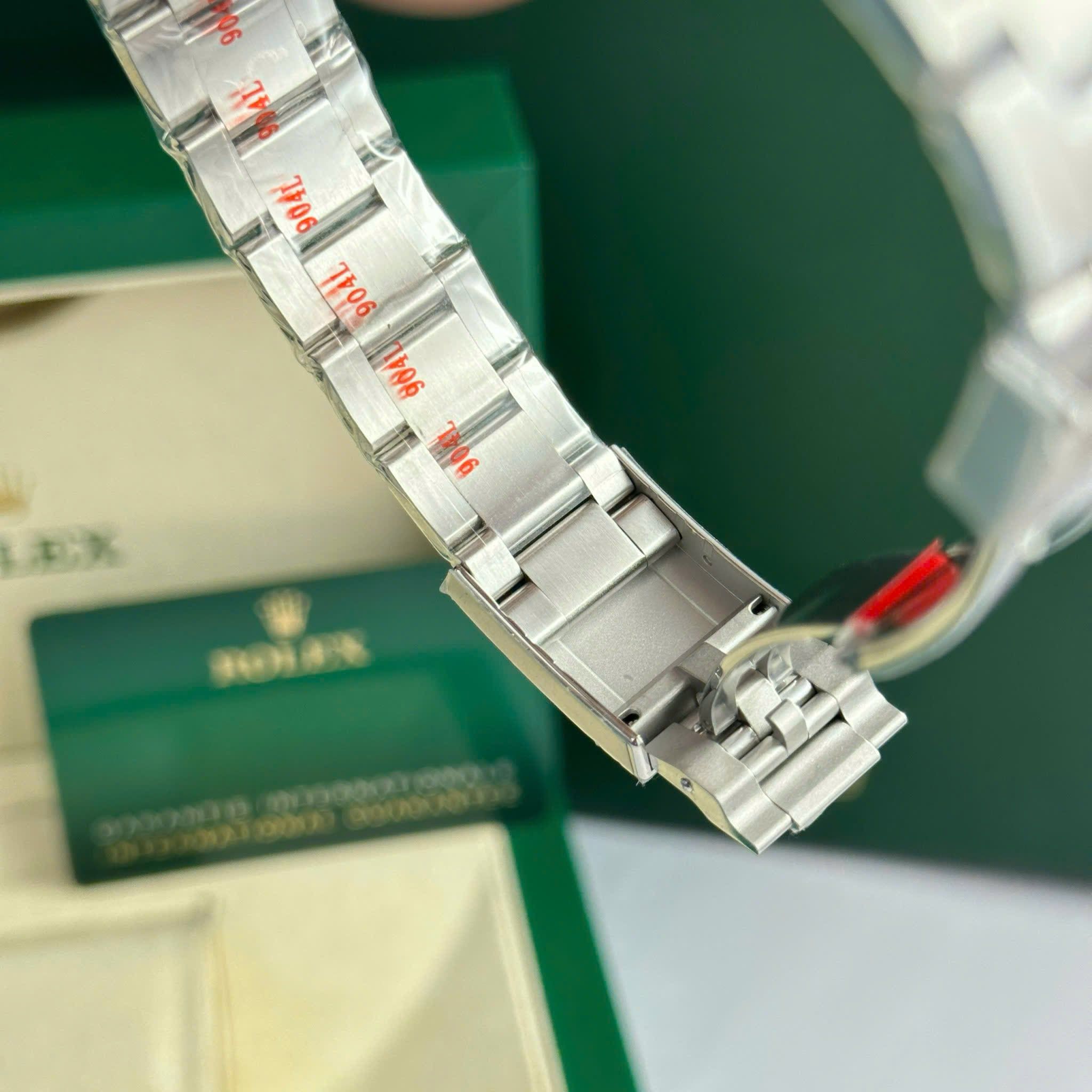 Đồng hồ Rolex Air King 126900 Replica 11 mặt đen nhà máy Clean 40mm