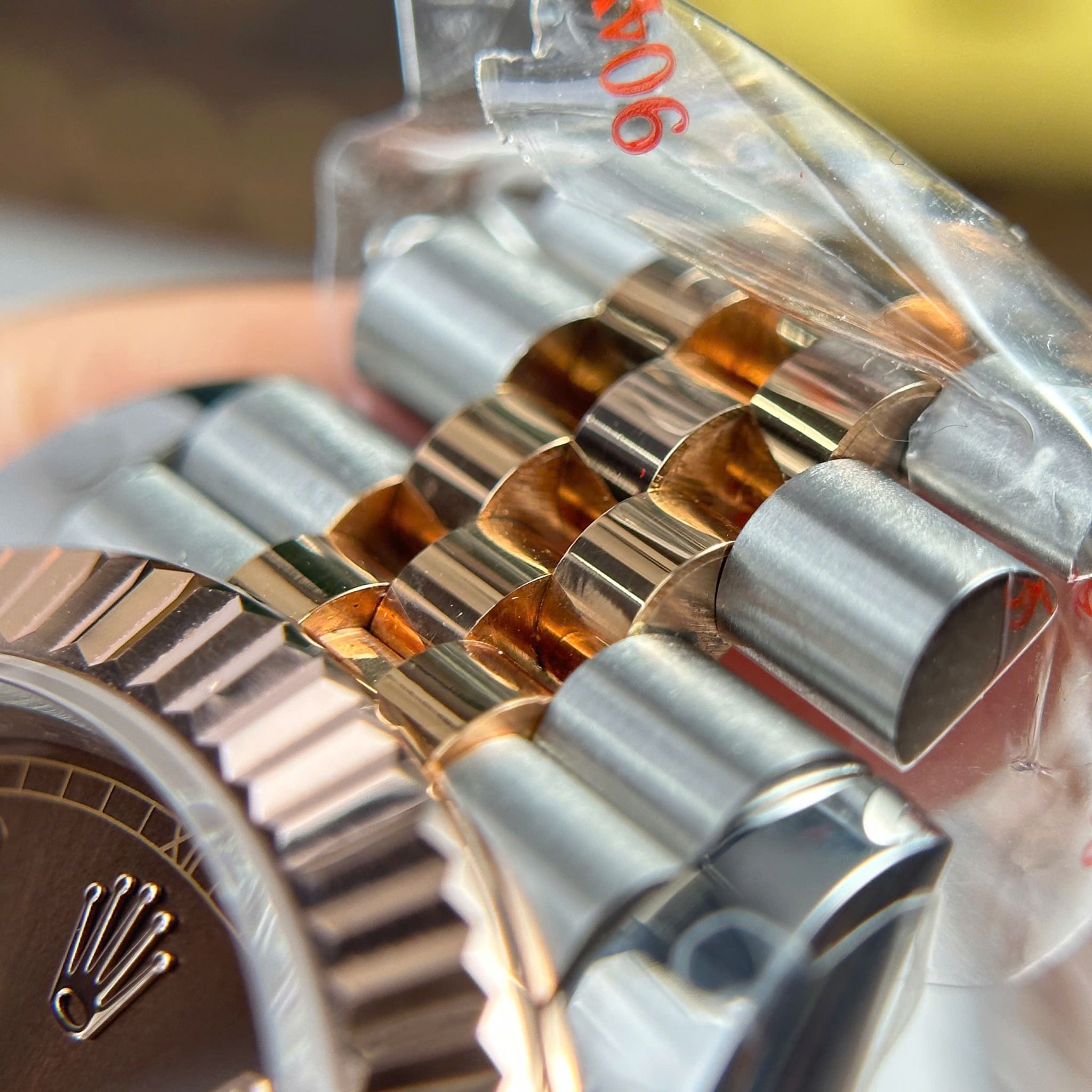 Rolex DateJust 126331 1:1 GM Factory Bọc Vàng Thật Mặt Chocolate Cọc Kim 41mm