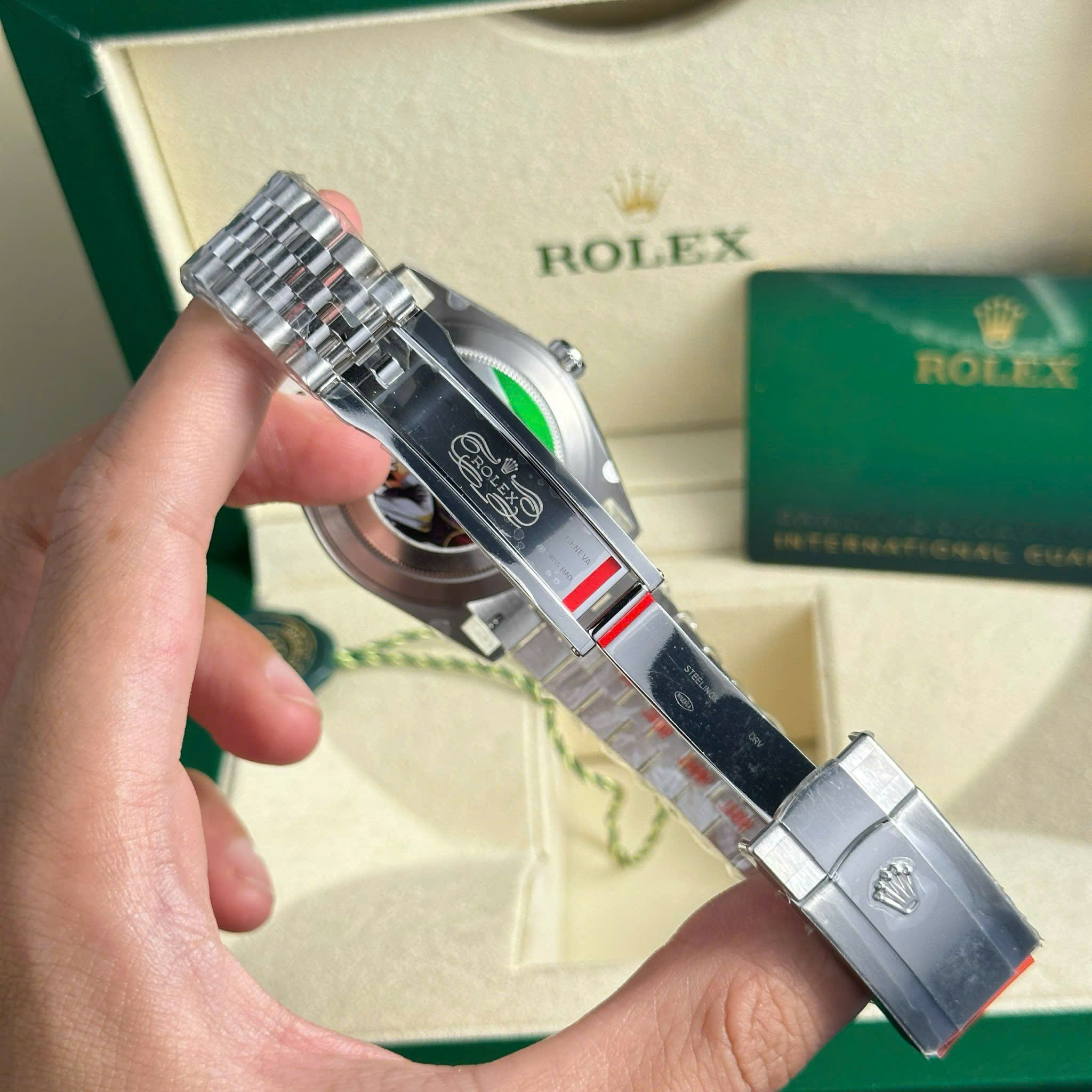 Rolex Datejust 41mm dial khảm trai