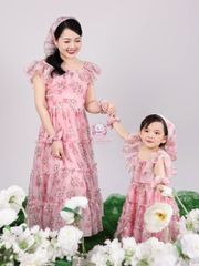 Váy Lụa Ngọc Trai Cao Cấp Mẹ và Bé - Nàng Thơ Sử Quân