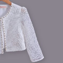 Set váy công chúa trắng tinh khôi Mimi Dress - Cho bé từ 7kg tới 35kg