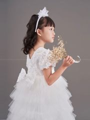 Váy công chúa kim sa dáng dài, sang trọng, quý phái, cho bé từ 7kg tới 38kg