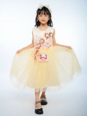 Váy công chúa đính hoa, sát nách, mát mẻ cho bé từ 7kg tới 35kg