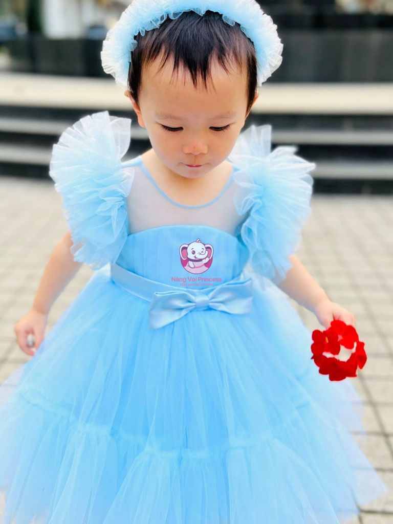 Váy công chúa đuôi cá, dự tiệc, biểu diễn cho bé từ 7kg tới 45kg