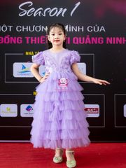 Váy công chúa kim sa dáng dài, sang trọng, quý phái, cho bé từ 7kg tới 38kg