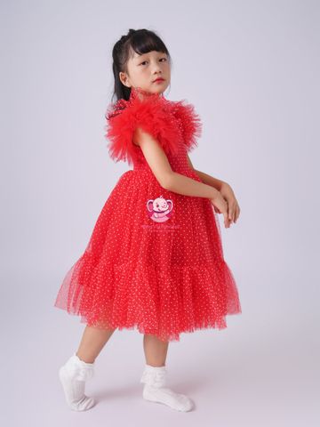 Váy công chúa chấm bi Hàn Quốc, bồng bềnh cho bé từ 7kg tới 35kg