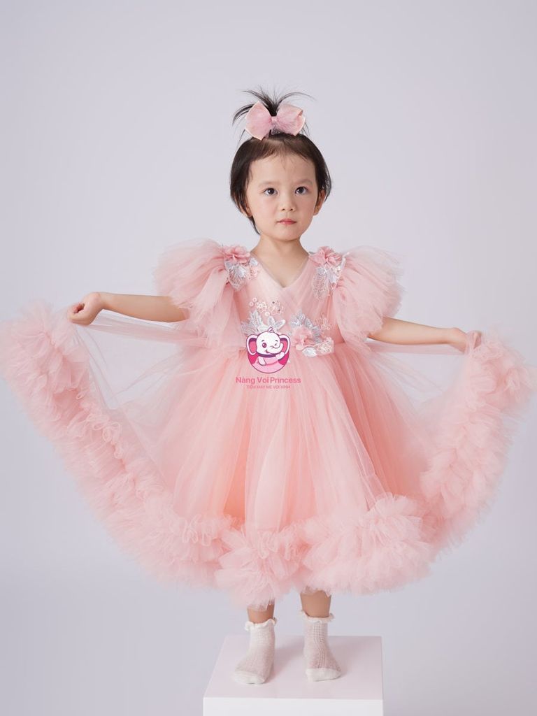 Váy công chúa tiên nữ, dễ thương, sang trọng, cho bé từ 8kg tới 45kg