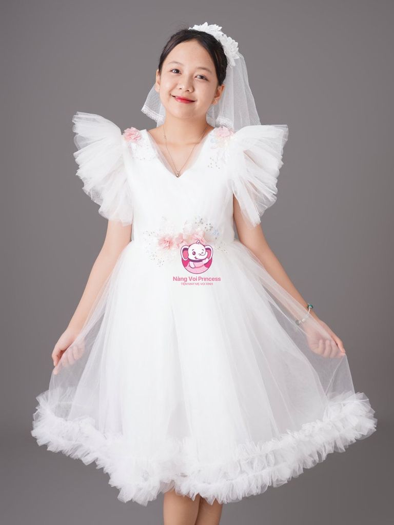 Váy công chúa tiên nữ, dễ thương, sang trọng, cho bé từ 8kg tới 45kg