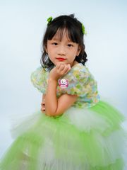 Váy công chúa cẩm tú cầu cho bé từ 7kg tới 45kg