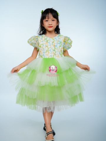 Váy công chúa cẩm tú cầu cho bé từ 7kg tới 45kg