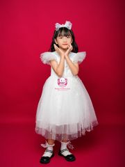 Váy công chúa cánh tiên, đính đá cho bé từ 7kg tới 35kg